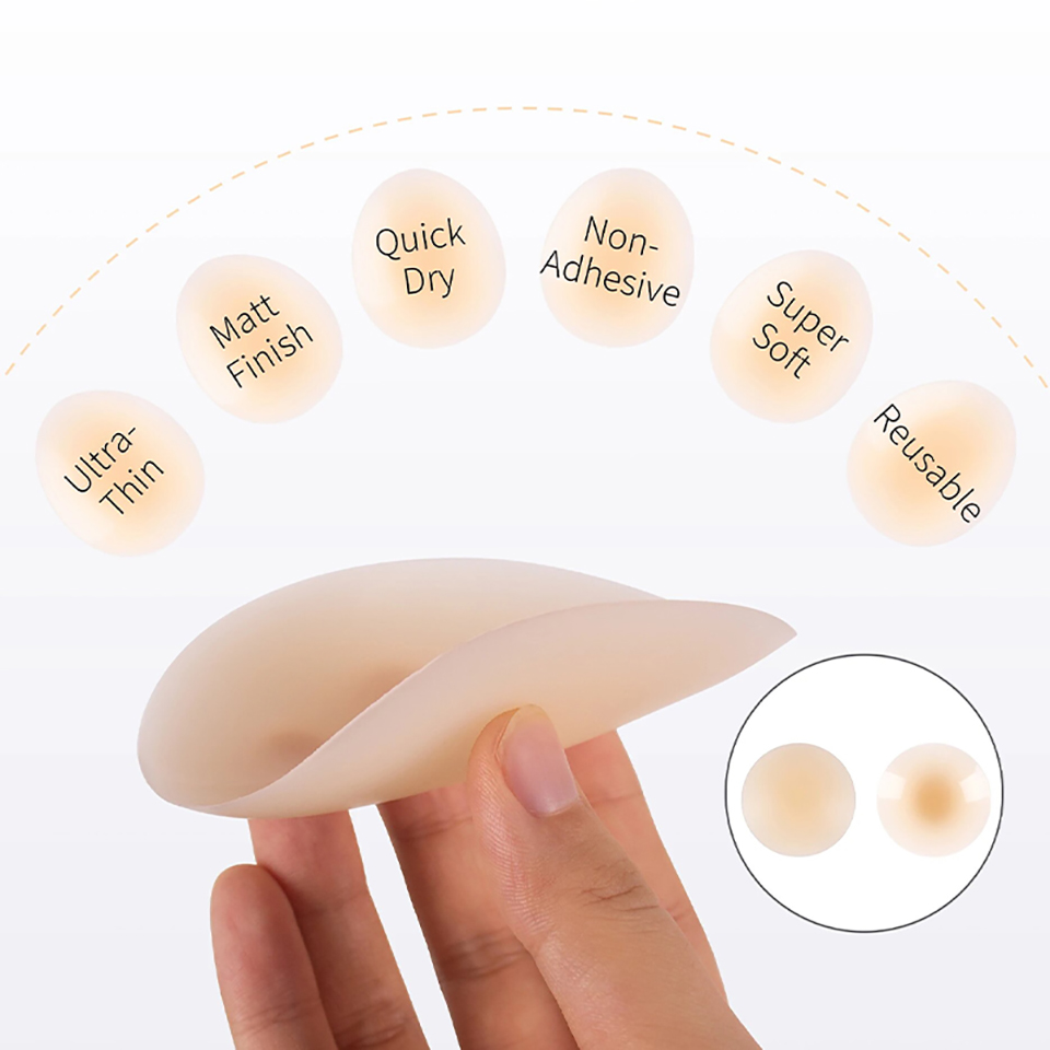 No Glue Self Adhesive Nipple C - Strapless Bra Adhesive 评论和价格