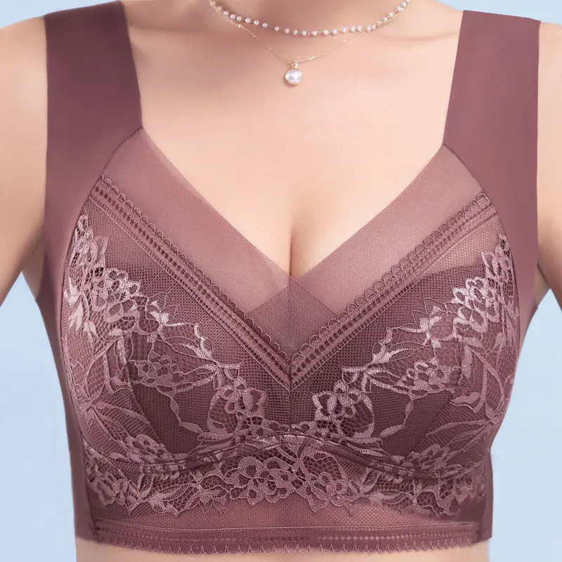 L-6L Women Large Bra Push Up I - Lace Bralette Set 评论和价格