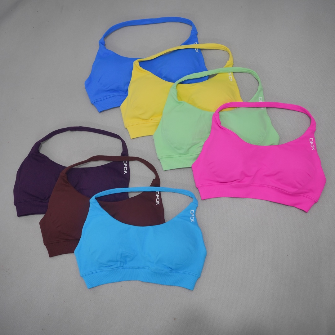 DFDK Women Seamless Sports Bra - Plunge Bra Push Up 评论和价格