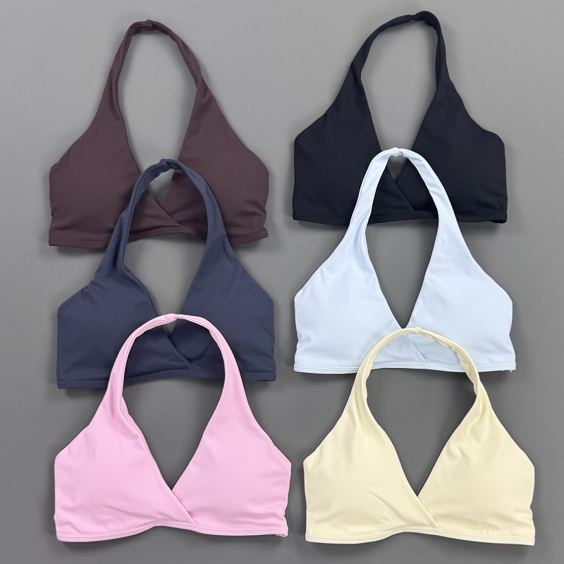 Gym Top Women Halter Neck Spor - Sports Bra Racerback 评论和价格